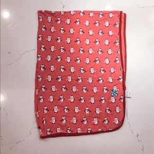 HTF KICKEE PANTS WINTER ROSE PENGUIN BLANKET
